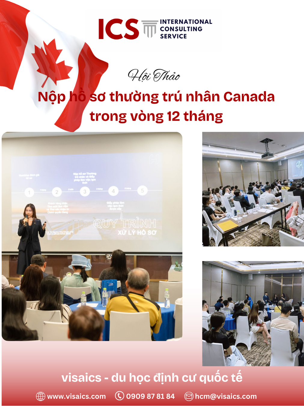 Hội Thảo Nộp Hồ Sơ Thường Trú Nhân Canada Chỉ Trong Vòng 12 Tháng Với Chương Trình AIP