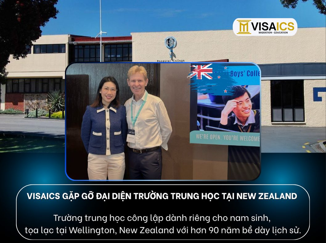 VISAICS kết nối trực tiếp với các trường trung học New Zealand
